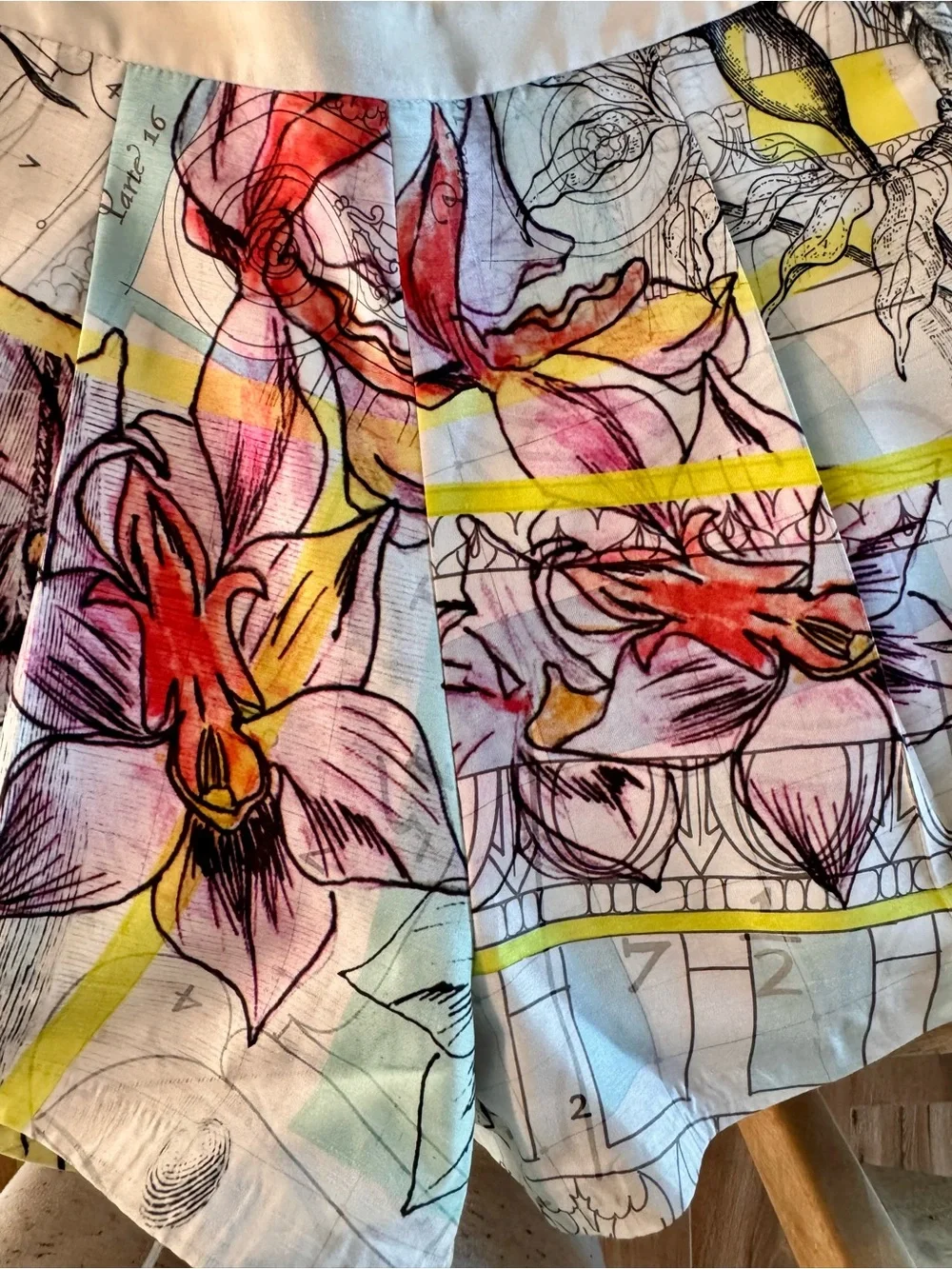 Clover Canyon Printed Crop Top & Shorts Set | Matching Two-Piece Summer Set - Picture 4 of 4